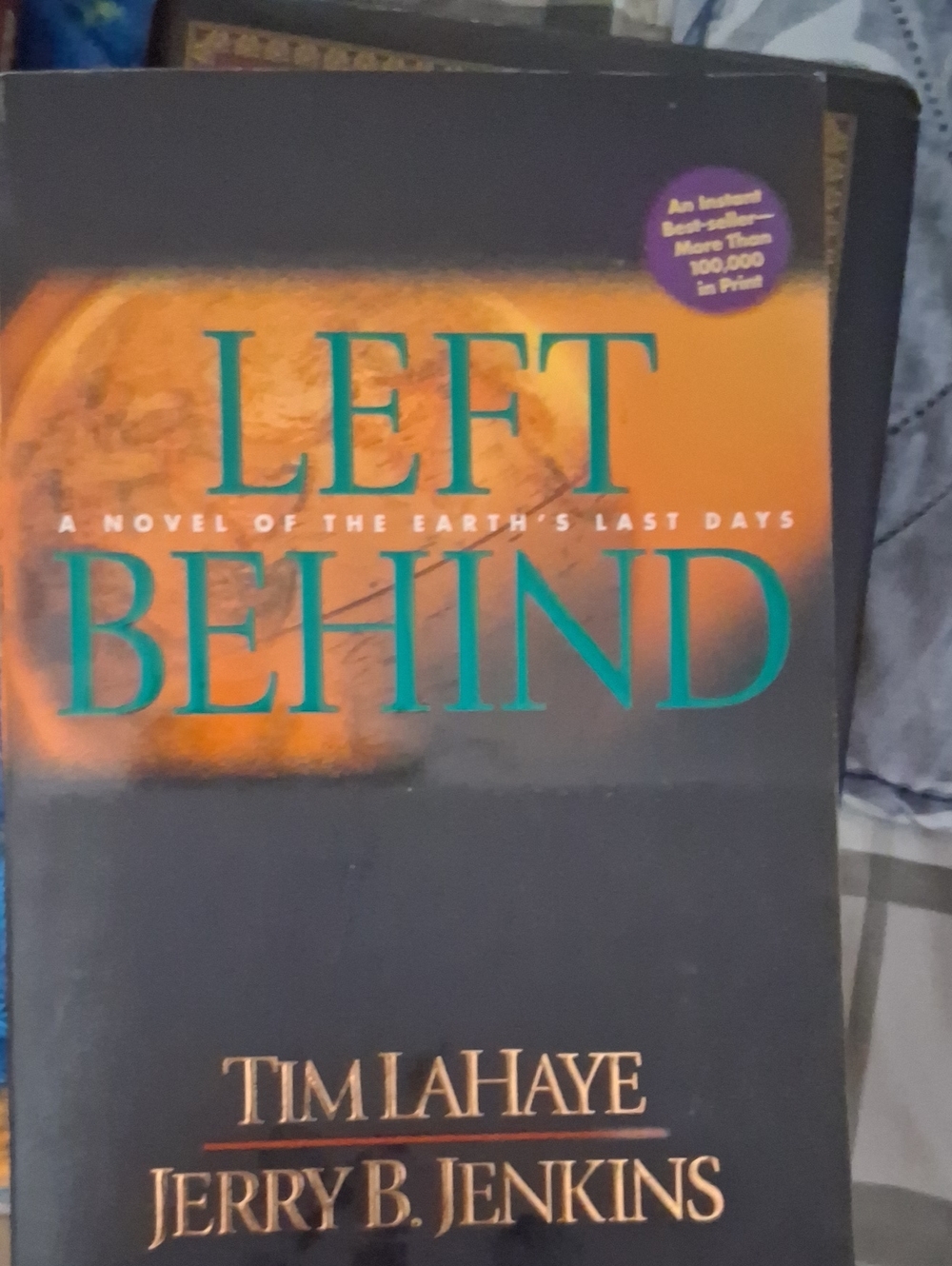 Left Behind Novel by Tim LaHaye & Jerry B. Jenkins - Black Cover